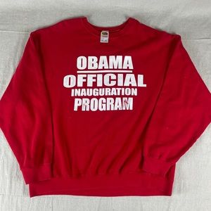 Rare Obama inaugural sweatshirt size 2xl